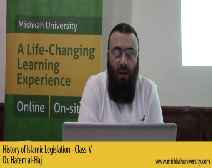 History of Islamic Legislation Course - 5