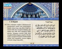 المصحف المرتل مع ترجمة معانيه إلى اللغة الإندونيسية ( الجزء 02 ) المقطع 1
