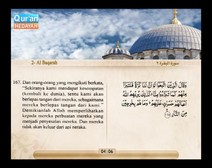 Mushaf murattal dengan terjemahan maknanya ke dalam bahasa Indonesia (Juz 02) Bagian 2