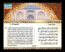Mushaf murattal dengan terjemahan maknanya ke dalam bahasa Indonesia (Juz 03) Bagian 2