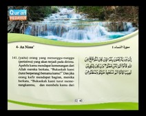 Mushaf murattal dengan terjemahan maknanya ke dalam bahasa Indonesia (Juz 05) Bagian 8