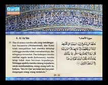 Mushaf murattal dengan terjemahan maknanya ke dalam bahasa Indonesia (Juz 07) Bagian 4
