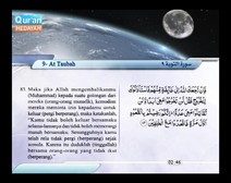 Mushaf murattal dengan terjemahan maknanya ke dalam bahasa Indonesia (Juz 10) Bagian 8