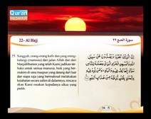 Mushaf murattal dengan terjemahan maknanya ke dalam bahasa Indonesia (Juz 17) Bagian 6