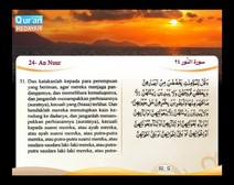 Mushaf murattal dengan terjemahan maknanya ke dalam bahasa Indonesia (Juz 18) Bagian 5