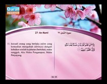 Mushaf murattal dengan terjemahan maknanya ke dalam bahasa Indonesia (Juz 19) Bagian 7