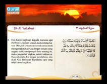 Mushaf murattal dengan terjemahan maknanya ke dalam bahasa Indonesia (Juz 20) Bagian 7