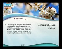 Mushaf murattal dengan terjemahan maknanya ke dalam bahasa Indonesia (Juz 22) Bagian 6