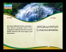Mushaf murattal dengan terjemahan maknanya ke dalam bahasa Indonesia (Juz 23) Bagian 6