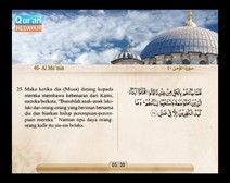 Mushaf murattal dengan terjemahan maknanya ke dalam bahasa Indonesia (Juz 24) Bagian 4